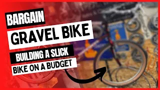 Building a budget Gravel Bike from a Retro MTB for under £300 #gravelbike #26er #mtb #cycling