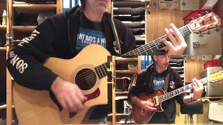 Quelque chose de Tennessee de Johnny Hallyday, cover guitare