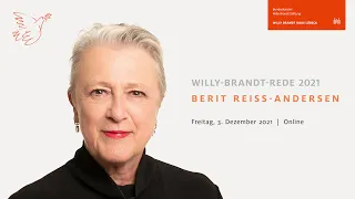 Willy-Brandt-Rede Lübeck 2021 mit Berit Reiss-Andersen