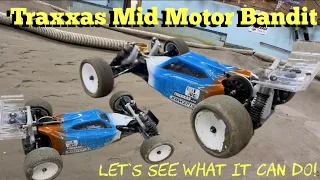 Custom built Mid Motor Traxxas Bandit vs Everyone!