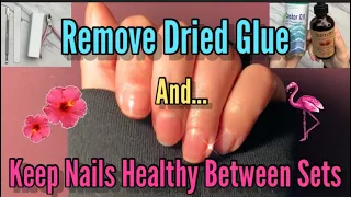 How To Remove Dried Nail Glue | Keep Nails Healthy(Video Review)