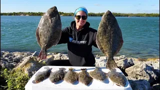 EPIC Flounder Fishing!! Lobster Stuffed Flounder- CATCH Clean COOK!