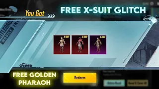 😱  Free X-Suit Glitch ! Get All X-suit Free | How to Get Free X-Suit in BGMI | Free Pharaoh X-suit