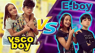 I TRANSFORMED THE CRUSH INTO VSCO BOY VS E-BOY - MILLENA AND MANU MAIA