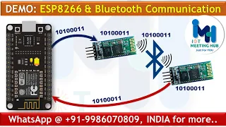 DEMO: ESP8266 & Bluetooth (HC05) Communication | #HC05 #esp8266 #hc05communication