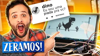 ZERAMOS o JOGO DO DINO usando o SONIC!