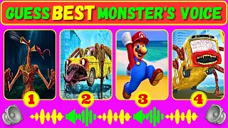 NEW Guess Monster Voice Siren Head, Car Eater, Mario, Bus Eater Coffin Dance