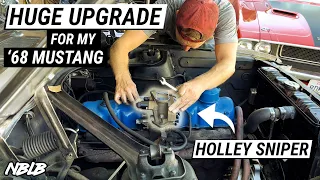 Converting my '68 Mustang to Fuel Injection With a Holley Sniper For Ford Inline 6: Part 4