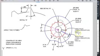 3D  Surface Model with AutoCAD