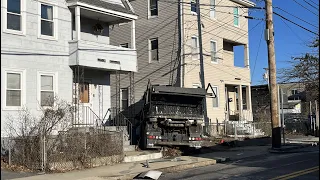 15 displaced after dumpster delivery truck hits home