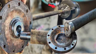 The method of repairing broken axles by widening them is stronger than before