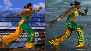 Tekken -  Eddy Gordo And Tiger 10 Hit Combo Evolution Gameplay (1080p 60FPS) 2022