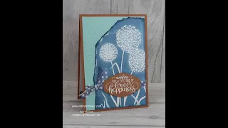 Dandelions 3D Embossing Folder - Technique: Inking Embossing Folders