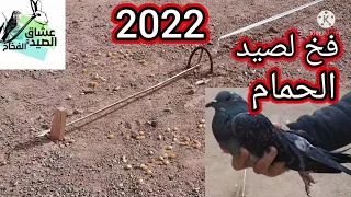 فخ جديد لصيد الحمام والحجل و الأرانب. بالمطاط والخيط فقط how we capture pigeon with string