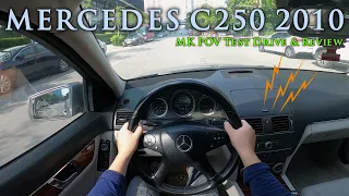 2010 Mercedes C250 CGI MK POV Test Drive Review