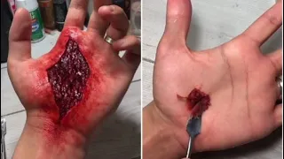 The most dangerous kind of deception on hand / Cinematic makeup quantastic #sfx #sfx_makeup #status