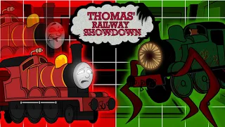Thomas and his Friends + Characters react to Thomas Railway Showdown Week 2 || AgotiGachaYT ||