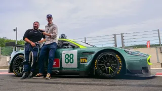 My Friend Philip Bought A Le Mans Race Car! [Aston Martin DBR9]
