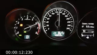 Mazda 6 GJ 2.5AT acceleration 0-100 km/h