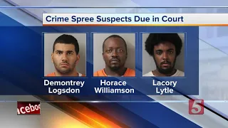 Suspects in Nashville crime spree due in court