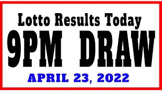 Lotto Results Today 9pm draw April 23, 2022
