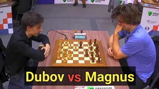 Magnus Carlsen vs Daniil Dubov || World Blitz 2022