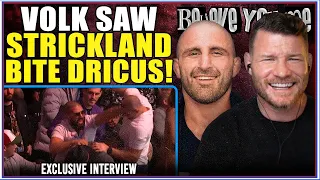 Volk Saw Strickland Bite Dricus In Vegas! Exclusive Interview!
