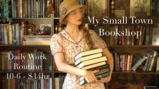 a day working at my rural bookshop - my routine as a bookseller
