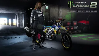 Supercross The Game 2 - First Gameplay in Compound with Malcolm Stewart | PC Ultra