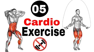 5 Cardio Exercises Every Day | Fat Burning Workout |