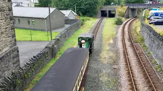 Blanche departing Blaenau Ffestiniog