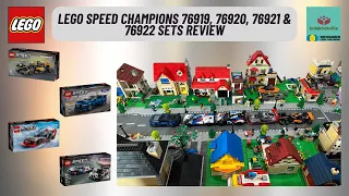 Review of LEGO Speed Champions 76919, 76920, 76921 & 76922 sets destined for March 2024 release