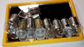 Kolekcja kontrolek typu: mini żarówka , led i neon & A collection of lights such as: mini bulb