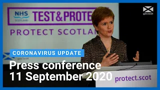 Coronavirus update from the First Minister: 11 September 2020