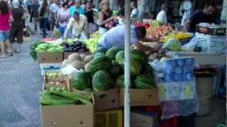 Local market in Montenegro
