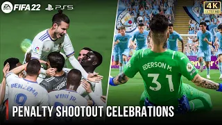 FIFA 22 | Penalty Shootout Celebrations | PS5™ 4K 60FPS