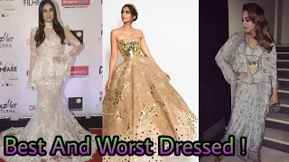 Best and Worst dressed at Filmfare awards 2017