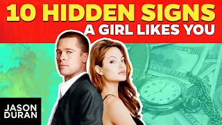 10 Body Language Signs She's Attracted To You - HIDDEN Signals She Likes You