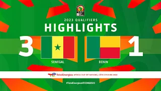 Senegal 🆚 Benin | Highlights - #TotalEnergiesAFCONQ2023 - MD1 Group L