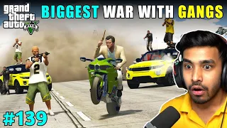MICHAEL BIGGEST FIGHT WITH GANGS OF LOS SANTOS I TECHNO GAMERZ GTA V GAMEPLAY #139