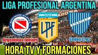 Argentinos Juniors vs Godoy Cruz (Hora TV y Formaciones) Fecha 21 Liga Profesional 2021