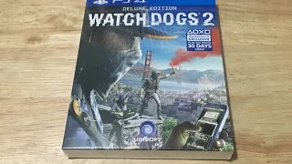 Watch Dogs 2 Deluxe Edition (PS4) - Unboxing