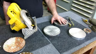 Making flat lapping plates 1