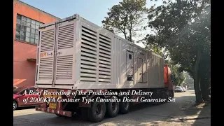 [GB Power] - 4 PCs of 2000KVA Cummins Diesel Gensets Production and Delivery Process