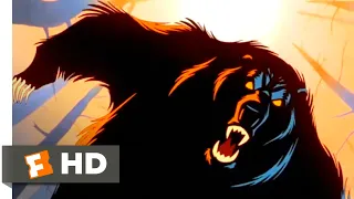 Balto (1995) - The Bear Fight Scene (4/10) | Movieclips