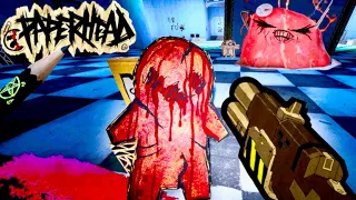 PAPERHEAD - Cardboard Can Bleed in this Sci-Fi Horror FPS with Papercraft Visuals! (Alpha)