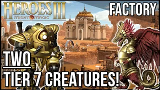 Factory Town Has TWO Tier 7 Creatures? Heroes 3: Horn of the Abyss Mod