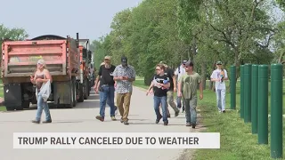 Donald Trump rally canceled due to weather