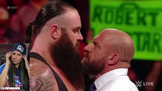 WWE Raw 11/20/17 Braun Strowman doesnt back down