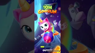 Talking Tom Gold Run New Google play Astronaut Tom, Unicorn Angela